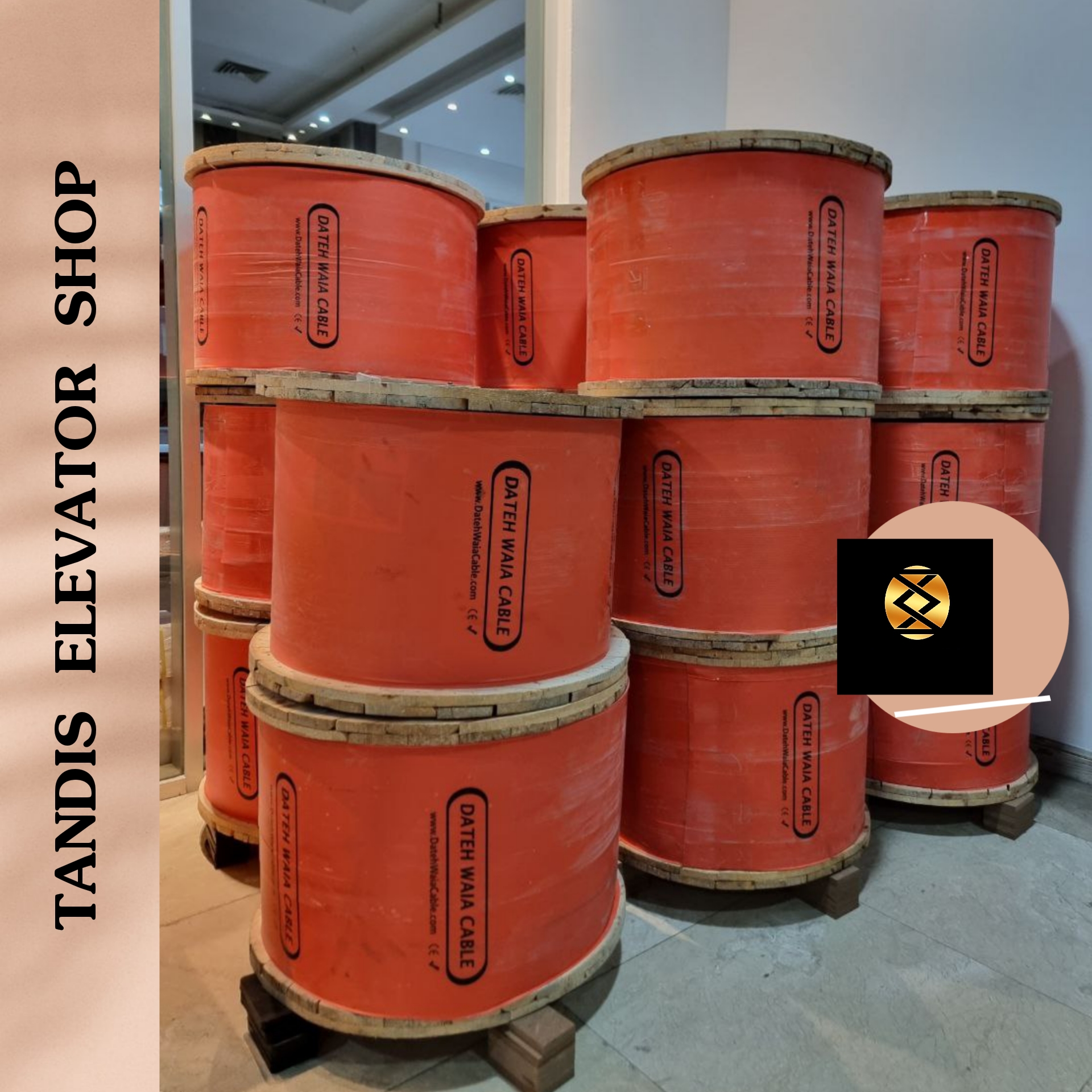 تراول کابل ۲۴ رشته آسانسور