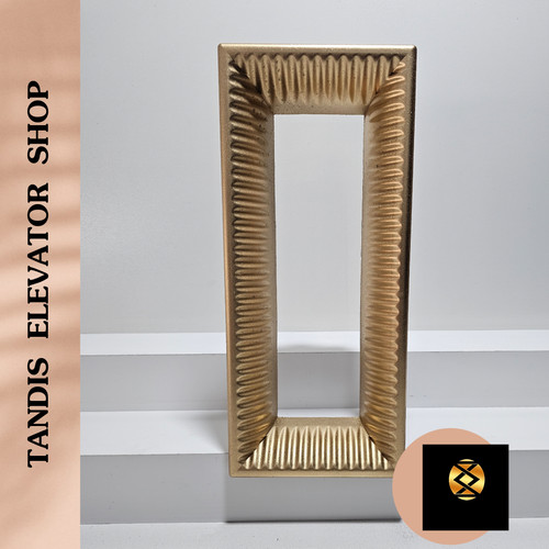 قاب و شیشه ی مستطیل سه قاب درب لولایی 25.5*7.5